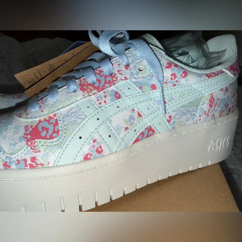 NEW IN BOX- SOLD OUT Asics Japan S PF White Soothing Sea 9.5 - Picture 11 of 12